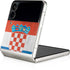 Croatia Flag Distressed Galaxy Z Flip4 5G Skin